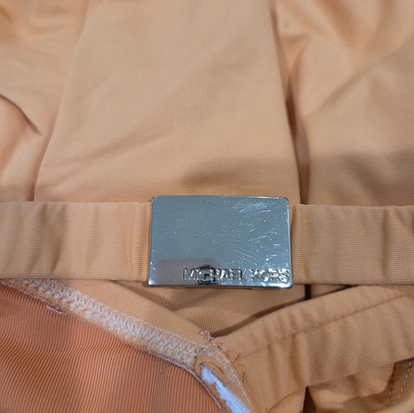 Michael Kors Apricot Swimsuit with Silver Accent - Picture 4 of 7